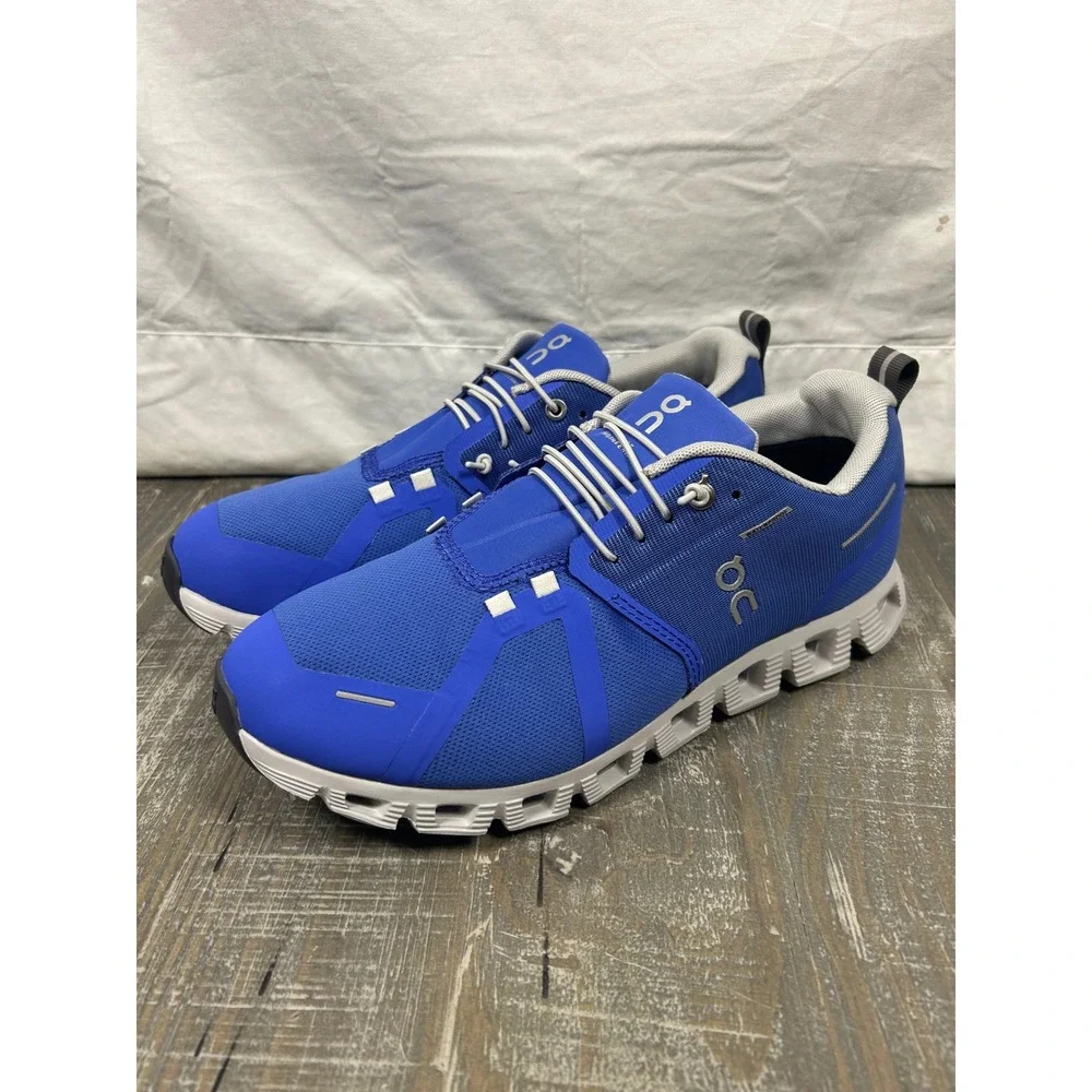 On Cloud 5 Waterproof Cobalt Glacier Mens Running Shoes 59.98345 Size 8.5